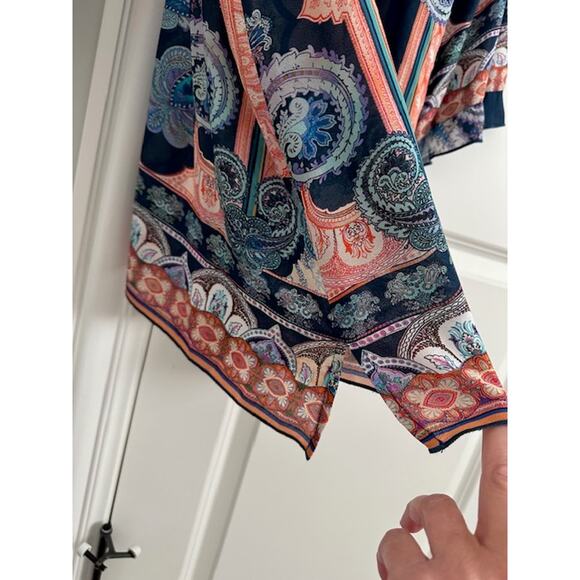 Johnny Was Daria Paisley Tunic Blouse Size: Large - Picture 8 of 12